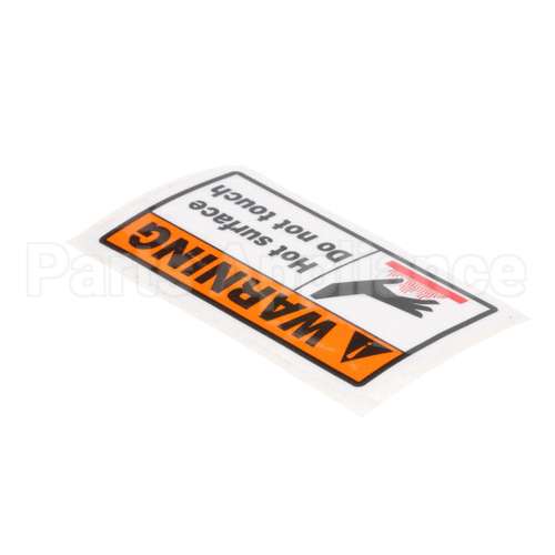 DECAL Equipex Decal, Caution Hot