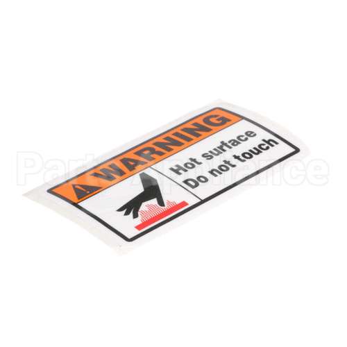 DECAL Equipex Decal, Caution Hot