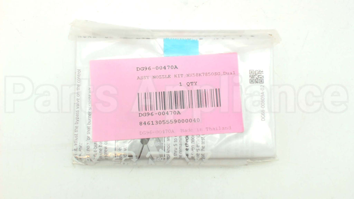 DG96-00470A Samsung Assy Nozzle Kit;Nx58K7850Sg,Dual Door