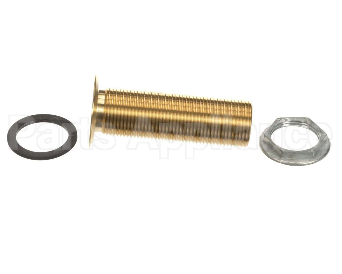 DR-37785 Alto Shaam Drain Brass W/Fl Lcknut 1"