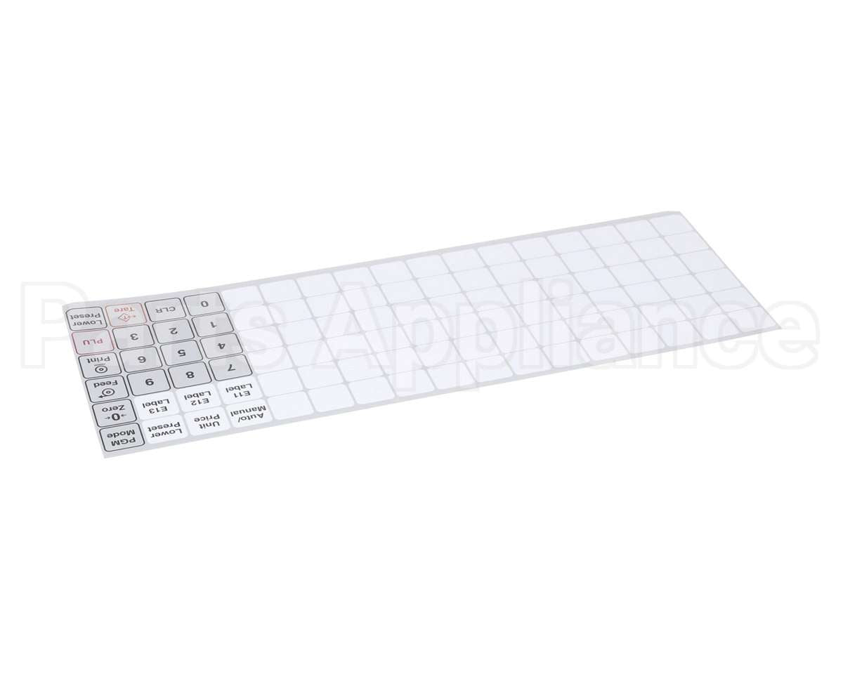 E00826 Globe Overlay, W/ Blank Keys