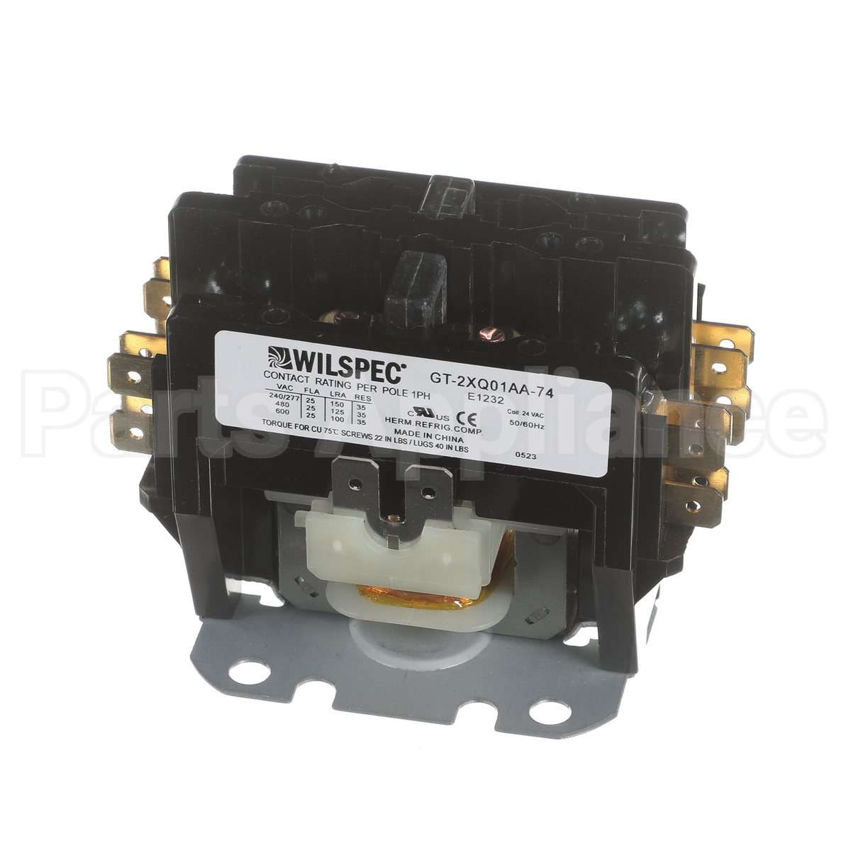 E1232 First Company Contactor 2 Pole 25Amp