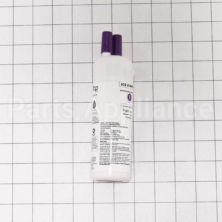 EDR1RXD1 Whirlpool Refrigerator Everydrop Ice And Water Filter 1 (Replaces W10295370A)