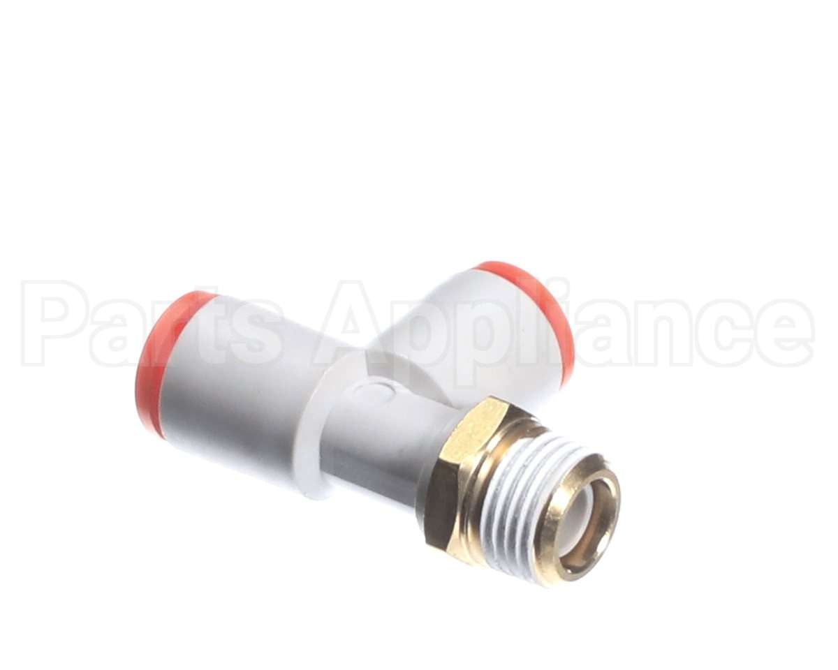 F039 Edlund Fitting,1/4Od Push-In Run Tee-