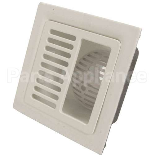 FD2375-3NH-H Compatible Zurn Sink, 12"Sq Flr, Half Grate, 6"Dp