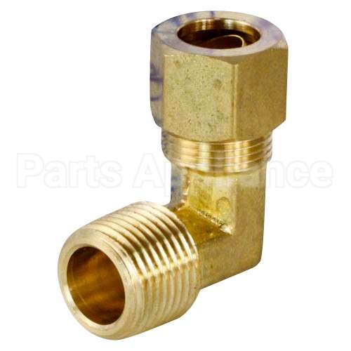 FP-085-68 Compatible Vulcan Adapter 7/16 Tube X 3/8 Mpt, El
