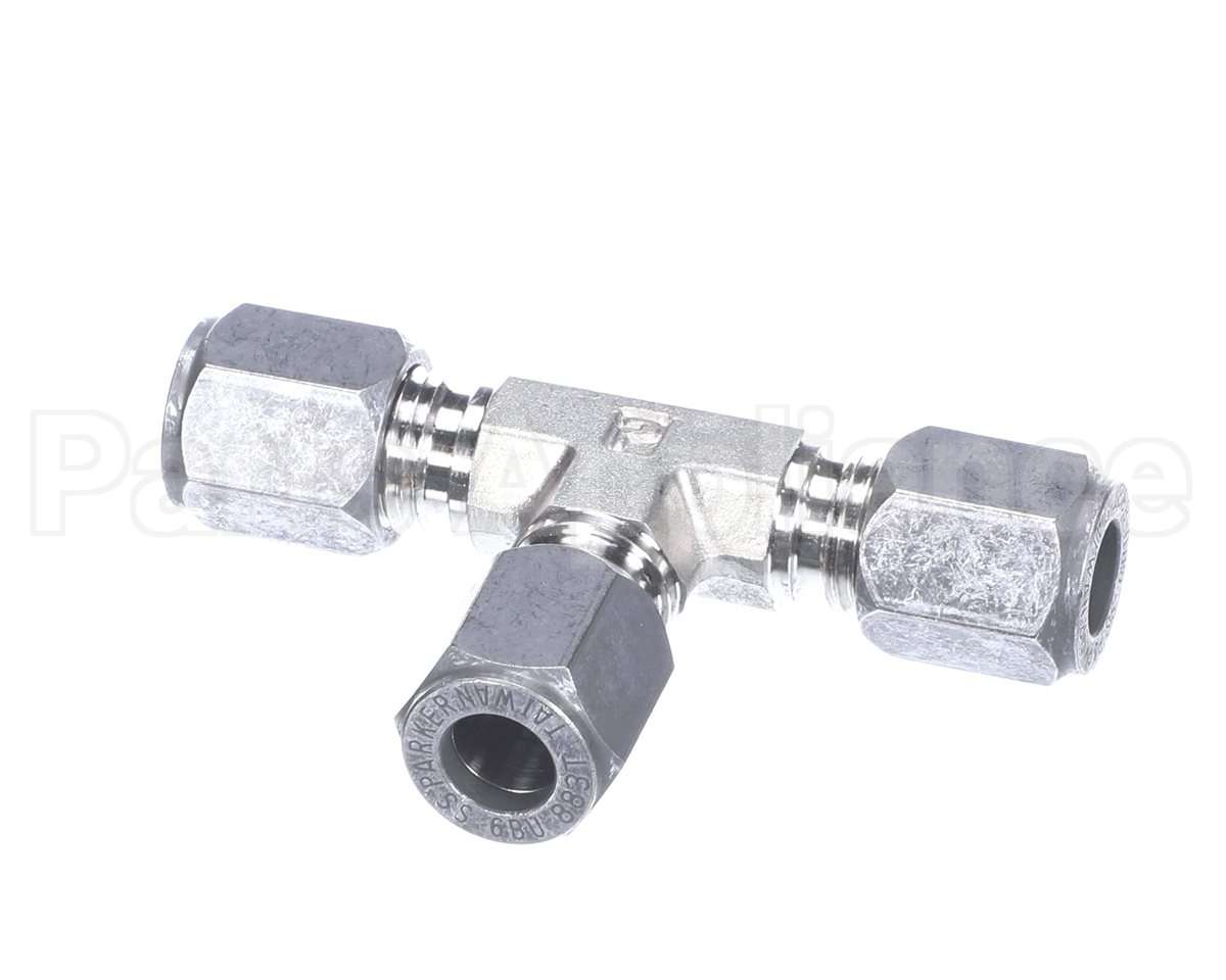 FP01-129 Henny Penny Tee - Union - 3/8 Tube Ss