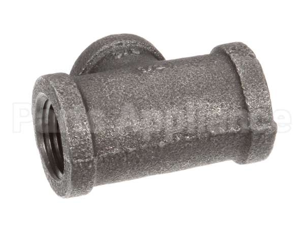 FT0538 Bki Tee, 1/2 X 1/2 X 3/8, Black