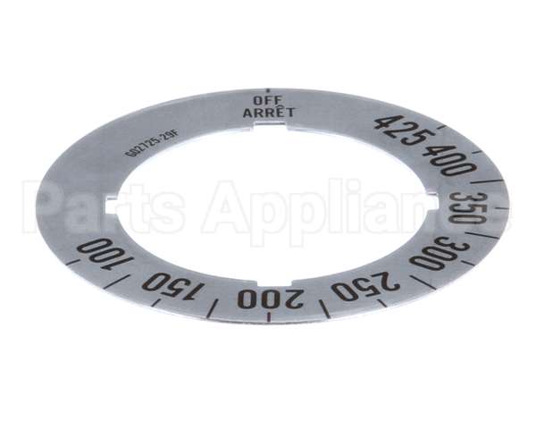 G02725-29 Cleveland Dial Insert (100F-425F) Up To