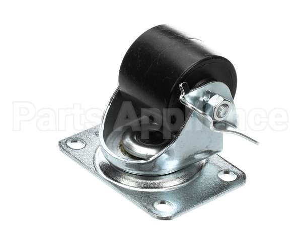 H-20-02 H&K International Caster,2Zp,Brbr,Plte,Swivel,Sb,N