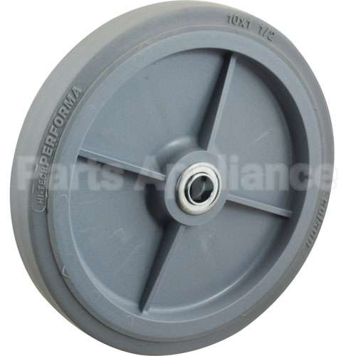 H06002 Compatible Cambro Wheel10", Gray, W/ Nut