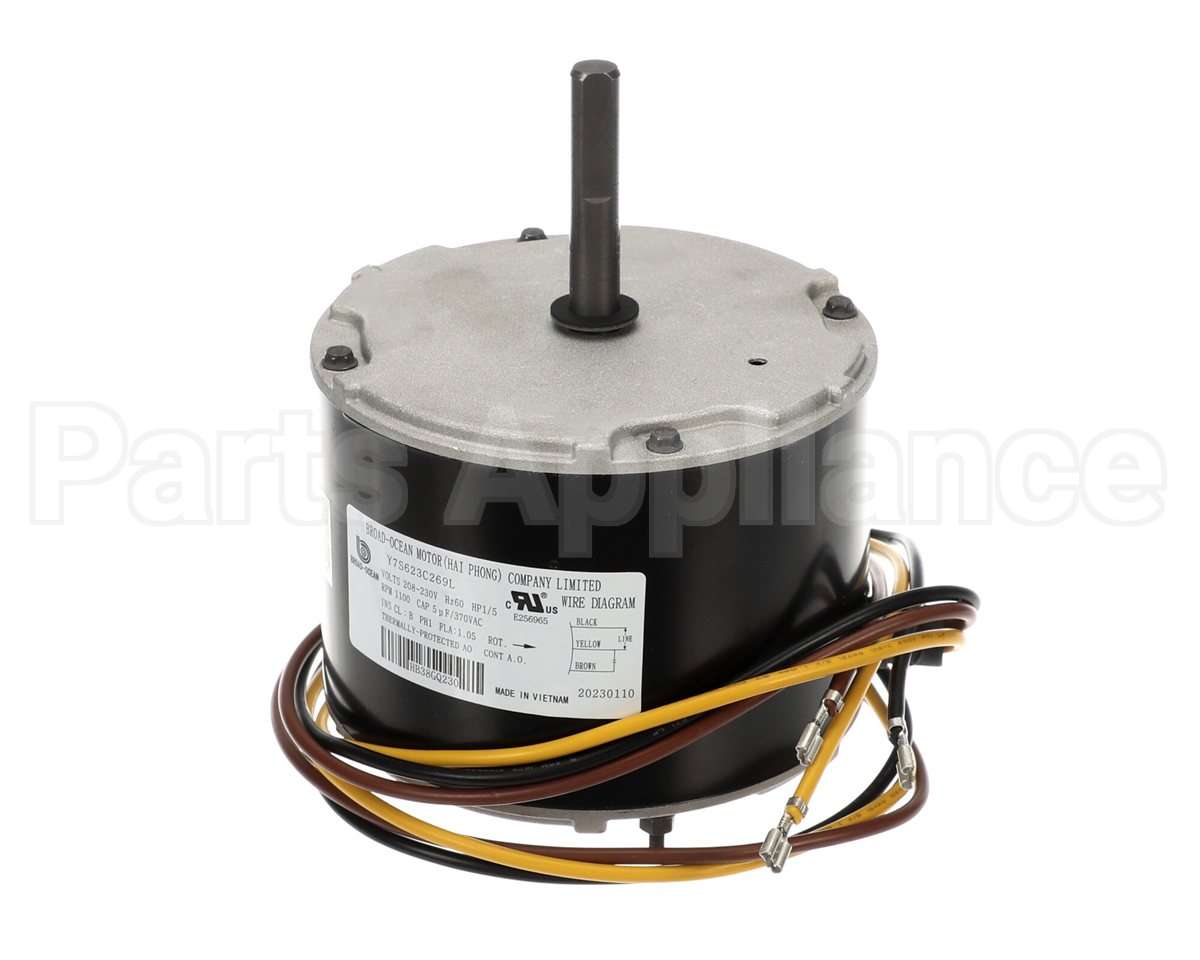 HB38GQ230 Bryant Payne Motor, Fan 1/5Hp