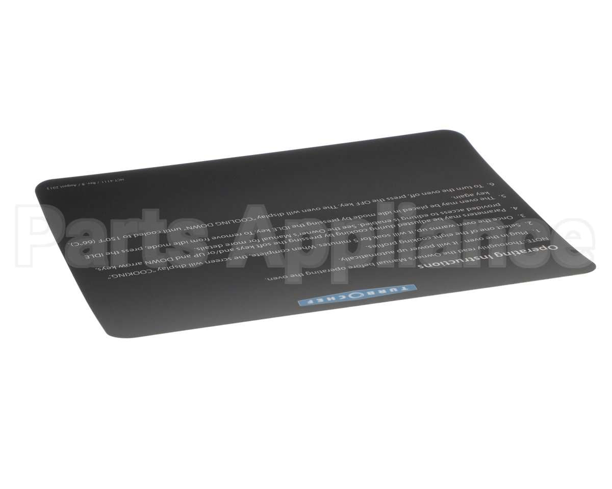 HCT-4111 Turbochef Label, Operating Instruction, Hhc2020