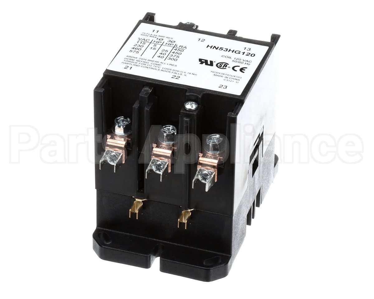 HN53HG120 Bryant Payne 3 Pole 120V 75Amp Contactor
