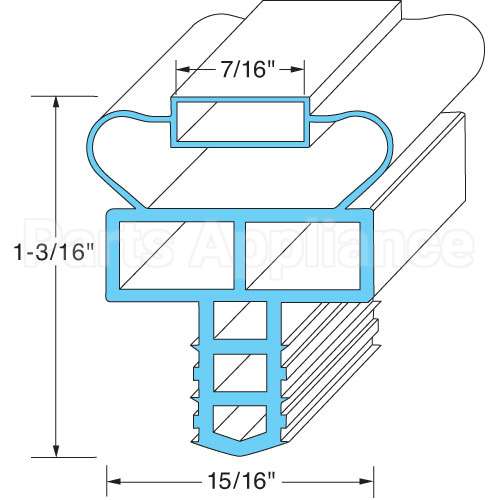 INGSK1035 Compatible Randell Door Gasket