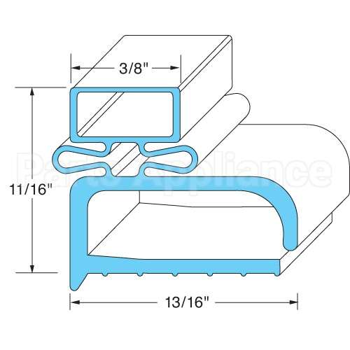 IN GSK168 Compatible Randell Gasket, 23.25 X 28.50 Screw Onnc10080 1061-0