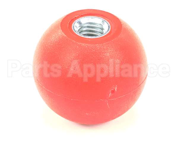 K0203 Bki Knob, Red, Spherical, 1.88 Dia., .500-13