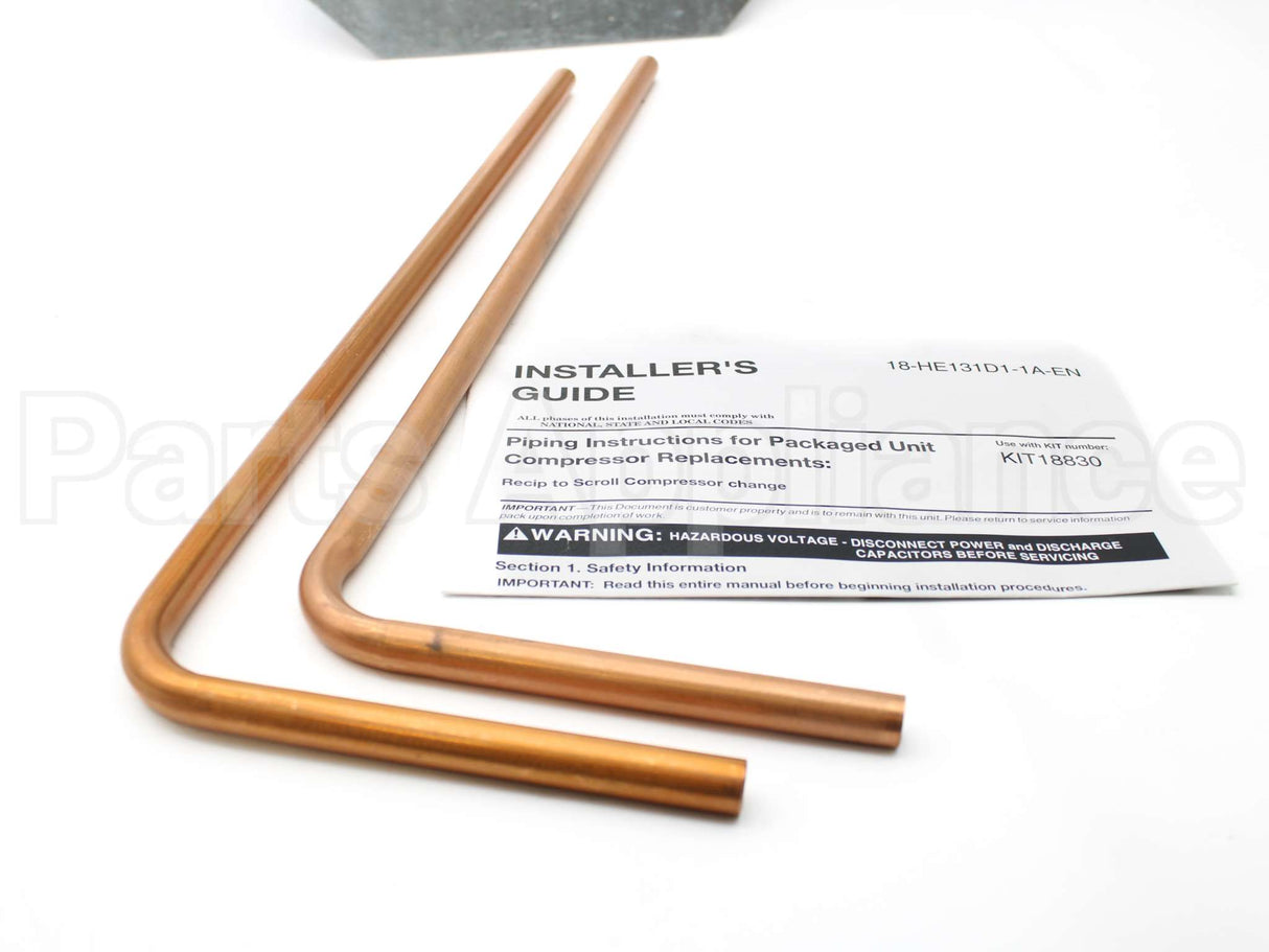 KIT18830 Trane Recip To Scroll Changeout Kit