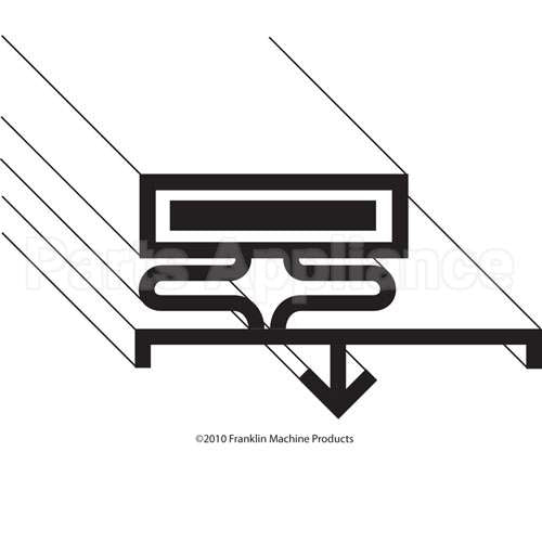 KRK3500600 Compatible Kairak Gasket, Drawer, 8-3/16X29-1/16