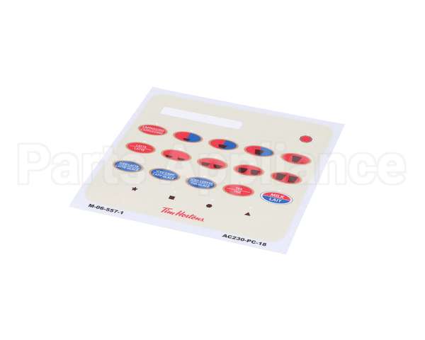 M-06-557-1-SP Sure Shot-Ac Dispensing Decal, Overlay