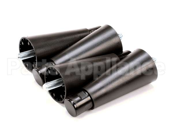 M219B Grindmaster Cecilware Legs 6 Black (4 Per) - Po/Pb/B