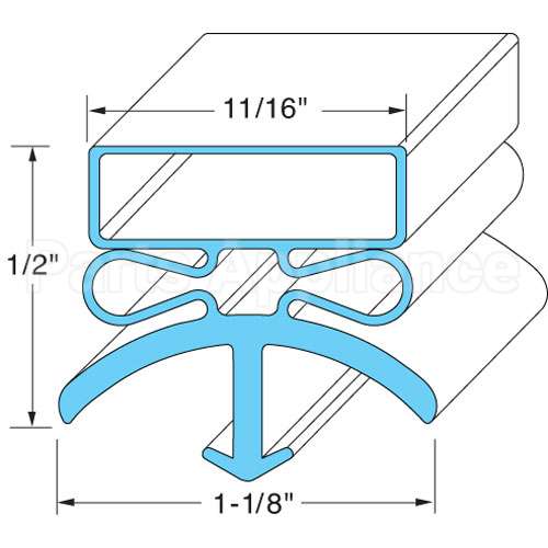 MCC2GAD-M008-001 Compatible Delfield Drawer Gasket