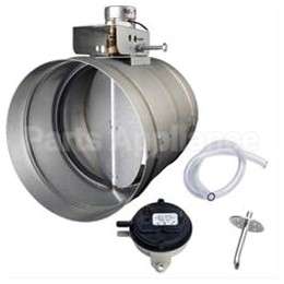 MD8TU Broan Bro8 Universal Automatic Make-Up Air Damper With Pressure Sensor Kit (137652)