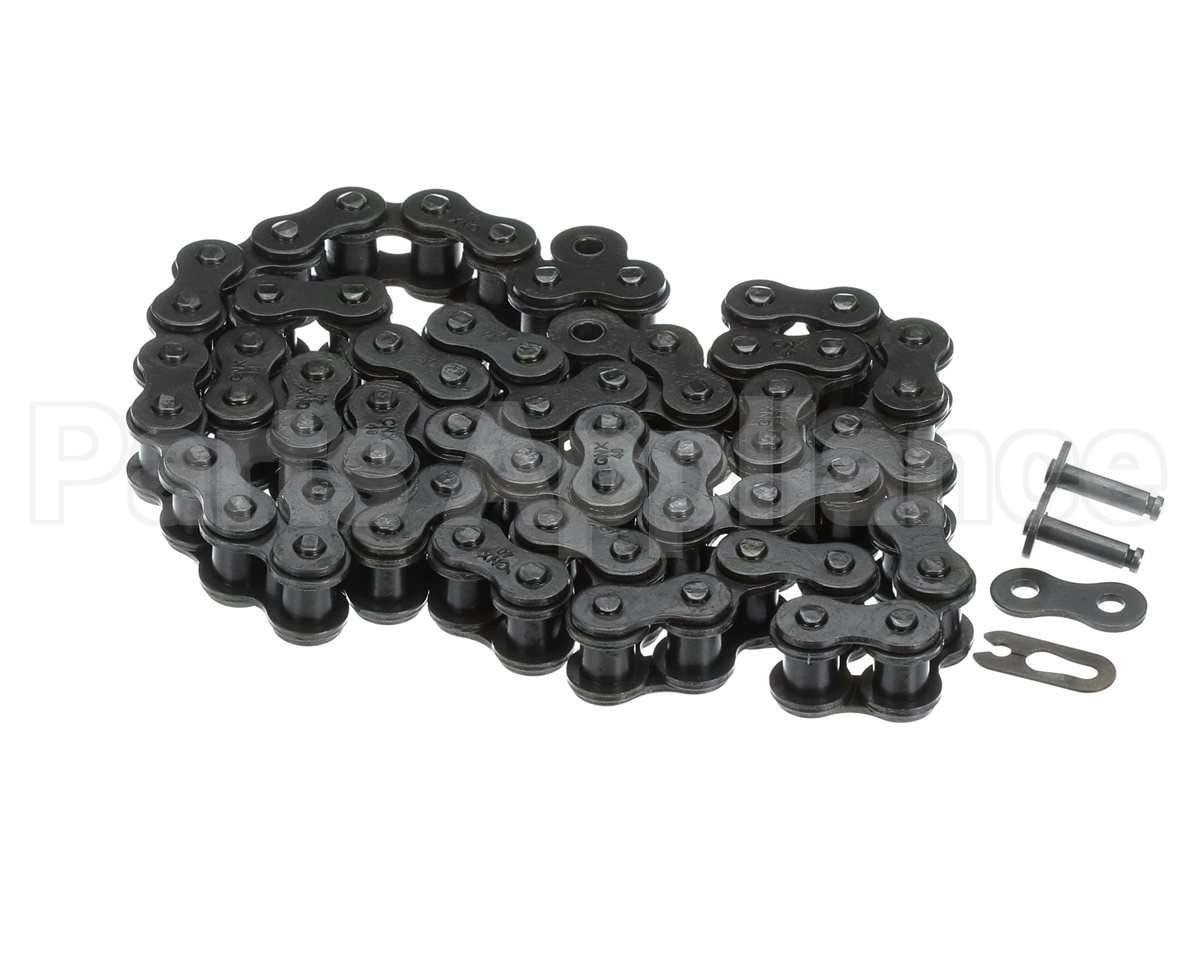 ME61-0060 Hot Rocks Oven Riveted Roller Chain #40 64 Link In Tota