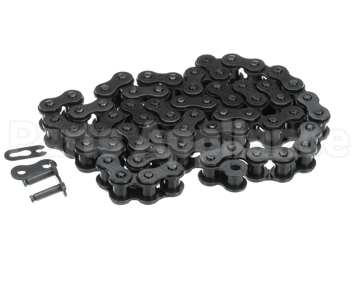 ME61-0060 Hot Rocks Oven Riveted Roller Chain #40 64 Link In Tota