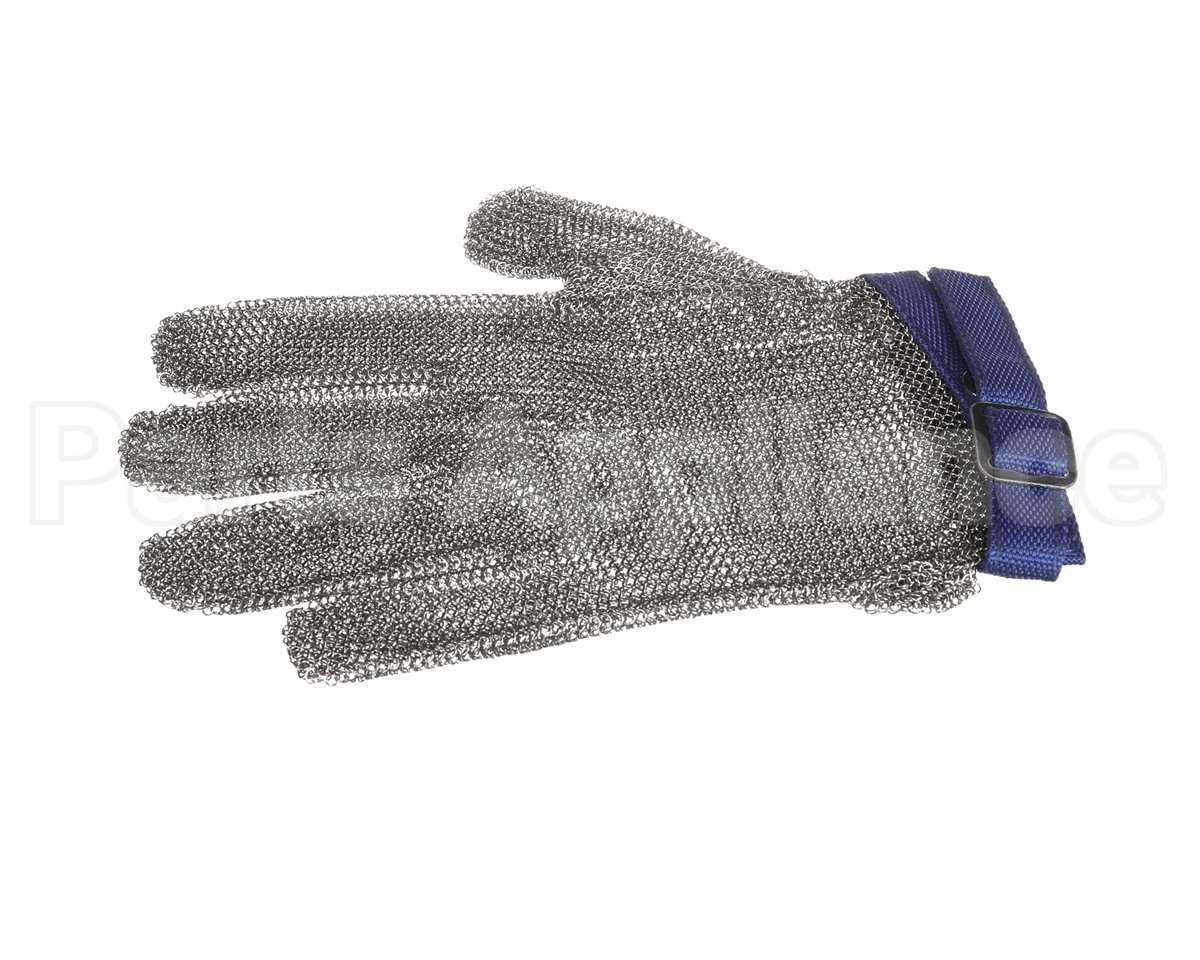 MGA515L San Jamar Steel Mesh 5 Finger Cut-Resistant Gloves