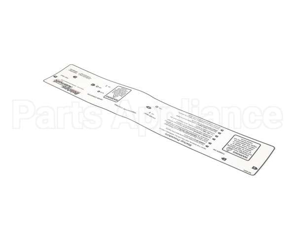 MK-9002 Belshaw Label; Startup Procedure Label For Mk Un