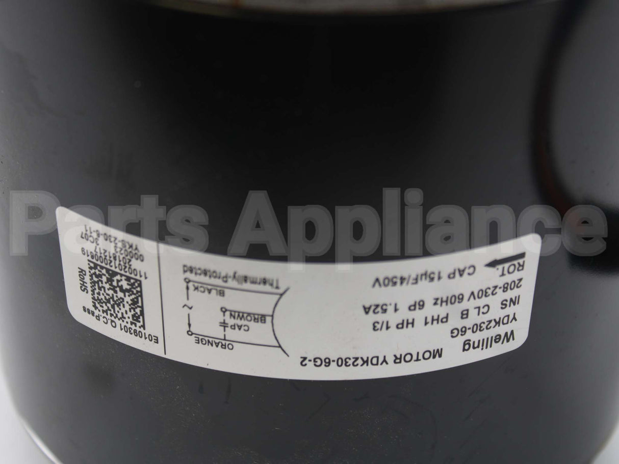 MOT14553 Trane 208/230V 1Ph Fan Motor