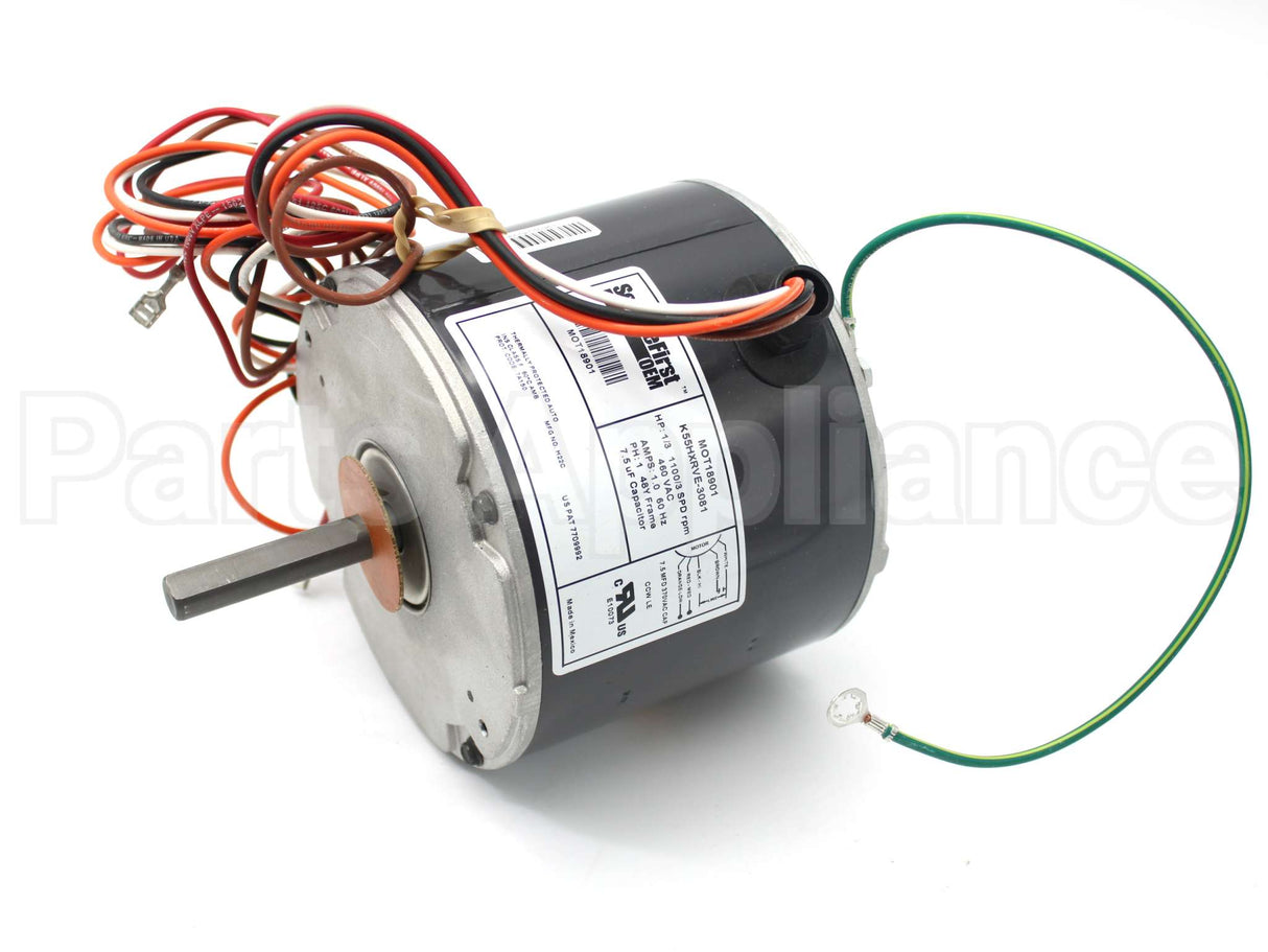 MOT18901 Trane 460V1Ph 1/3Hp 1100Rpm Motor