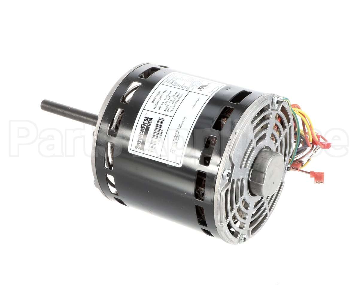MOT18967 Trane Motor; 1/2 Hp, 460 V, 48 Frame, 1100 Rpm
