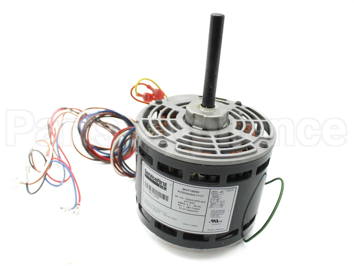 MOT18969 Trane 277V 1/3Hp 1030Rpm 3Spd Motor