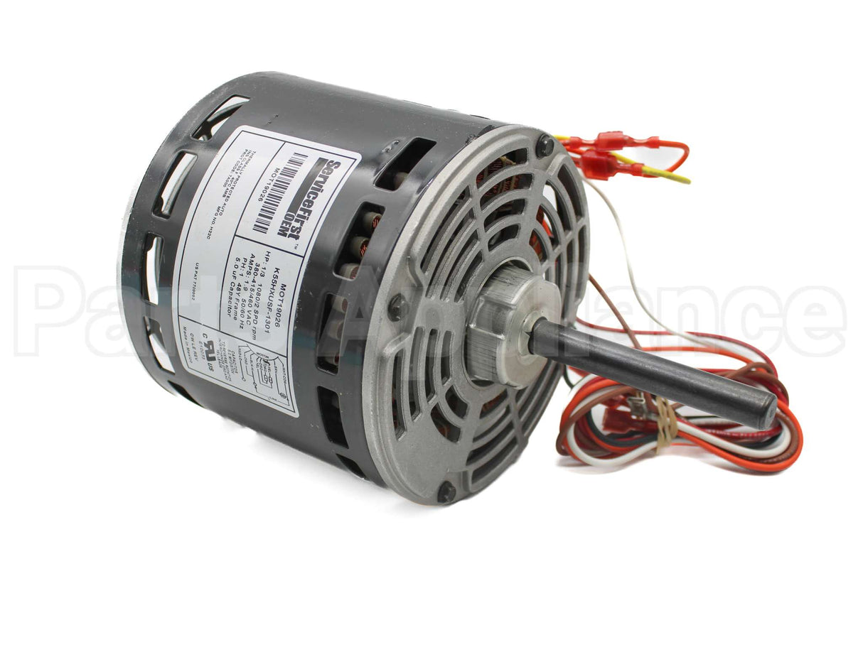 MOT19026 Trane 460V1Ph 1/3Hp 1080Rpm 2Spd Mtr