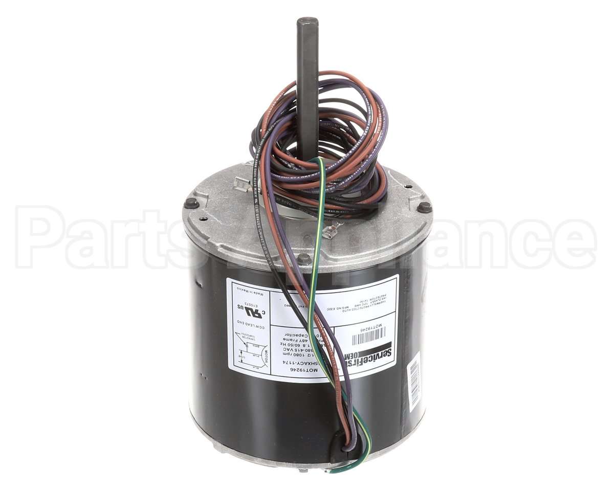 MOT19246 Trane Motor, 1/2 Hp, 460/380-415V, 48 Frame, 1