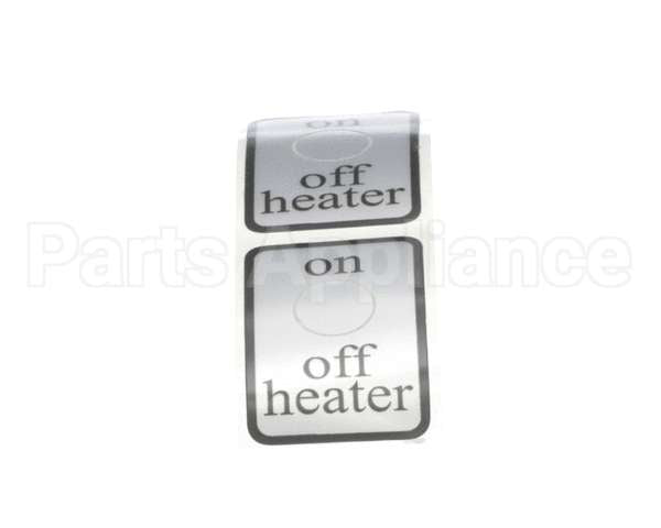 N955AL Grindmaster Cecilware Label On/Off Heater - Gb/C2000