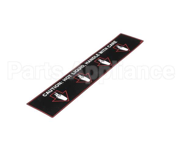 NA93AL Grindmaster Cecilware Label Hot Liquid-Gb4D/M/S