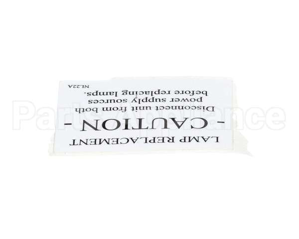 NL22AL Grindmaster Cecilware Label Caution (4) Gb8M