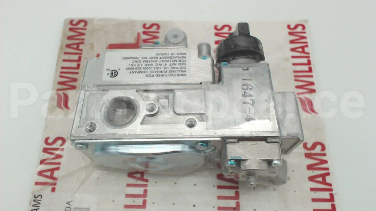 P295200A Williams Comfort Products 4" Wc Nat 1/2" Gas Valve