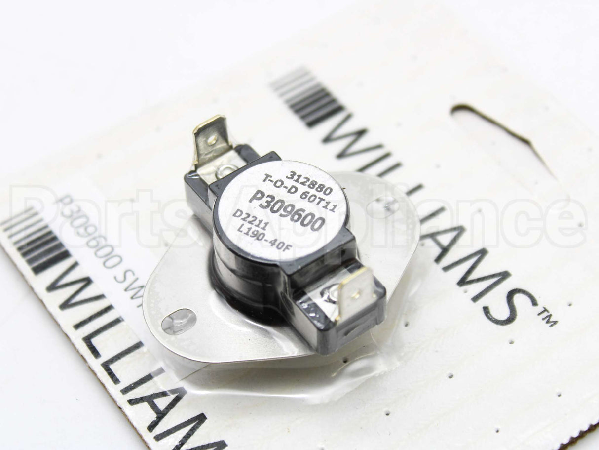 P309600 Williams Comfort Products 150-190F Auto Limit Switch