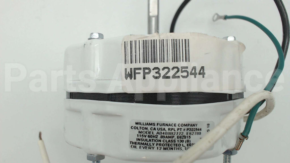 P322544 Williams Comfort Products 115V Fan Motor