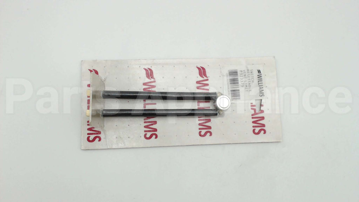 P323379 Williams Comfort Products 330F Co Manual Reset Limit Sw