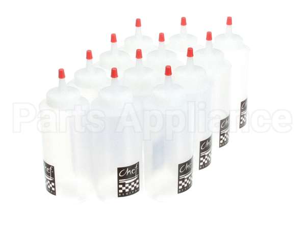 P8012 San Jamar Squeeze Bottle 12 Oz Clear