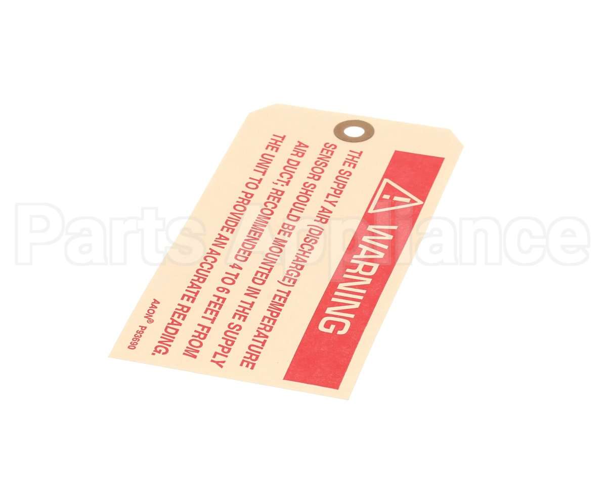 P93690 Aaon Tag Supply Air Sensor Location