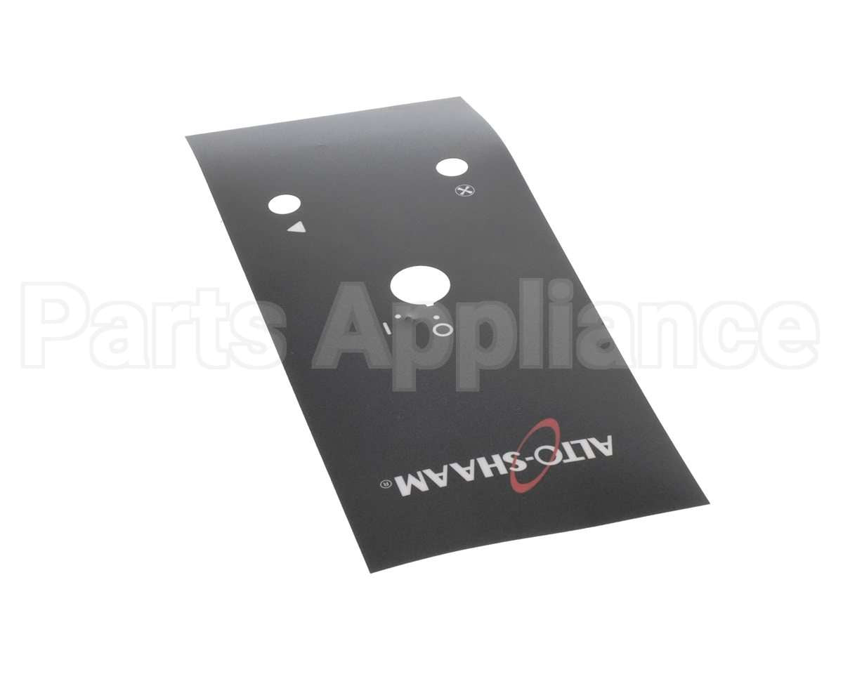PE-28690 Alto Shaam Panel,Overlay,White Logo,Ar7Vh