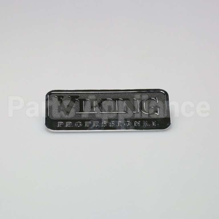 PE010016 Vikinglogo Badge-Black And Chrome
