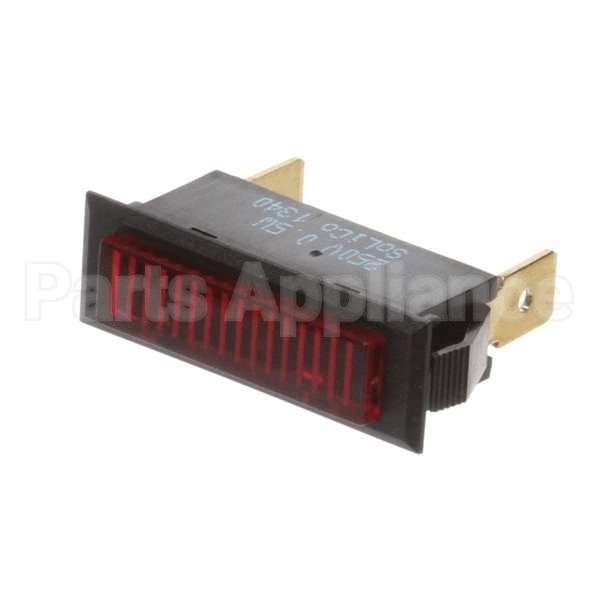 PL0003 Compatible BKI Pilotlight, 250V Rect Blk Bez