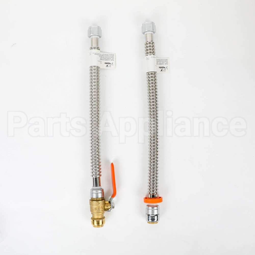 PM77X002 GE 18 Wh Corrugated Quick Connector Kit 0.75" Fip